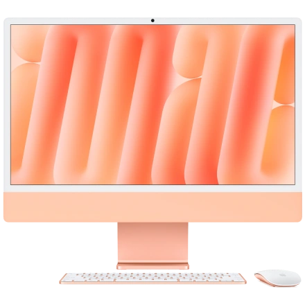 Apple iMac 24" 2024 M4 10CPU/10GPU/16GB/512GB with Nano-texture display - Orange (Z1EW0007M)