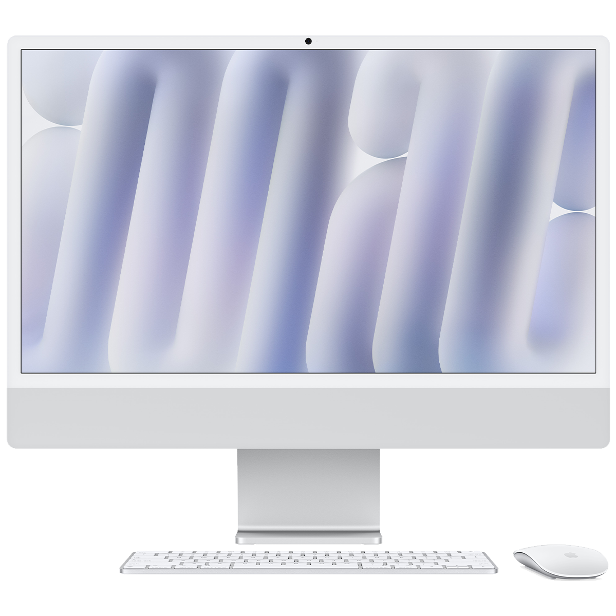 Apple iMac 24" 2024 M4 10CPU/10GPU/16GB/256GB with Standard glass - Silver (MWUU3)