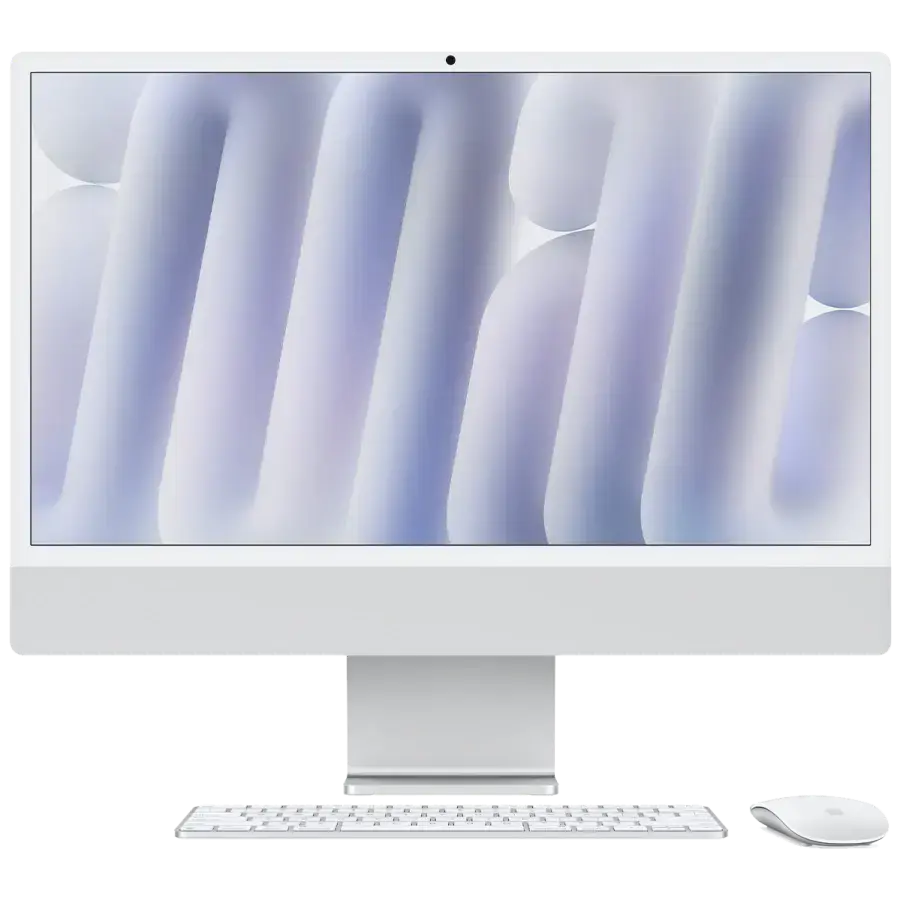 Apple iMac 24" 2024 M4 10CPU/10GPU/16GB/512GB Silver (MWUV3)