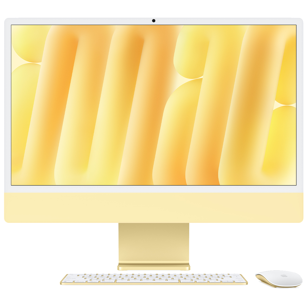 Apple iMac 24" 2024 M4 10CPU/10GPU/16GB/512GB with Standard glass - Yellow (MWUX3)