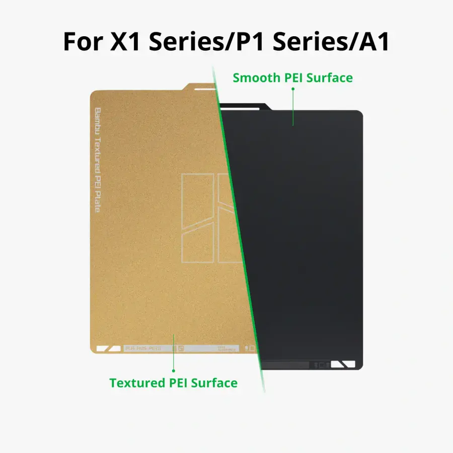 Бамбукова подвійна текстурована пластина PEI (FAP011)