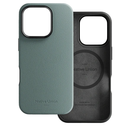 Чехол Native Union Active Case для iPhone 16 Pro - Slate Green (ACTCSE-GRN-NP24P)