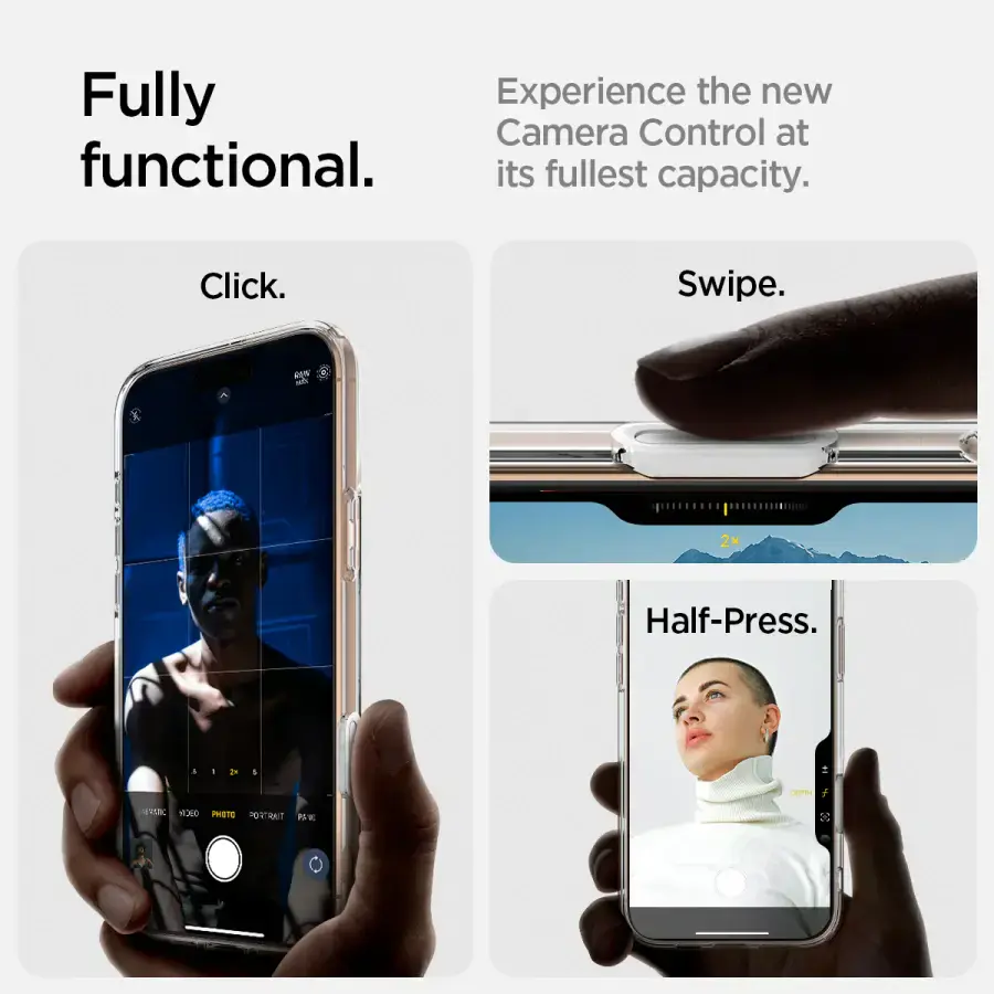 Чехол Spigen Ultra Hybrid T з MagSafe + Camera Control для iPhone 16 Pro - Graphite (ACS08513)