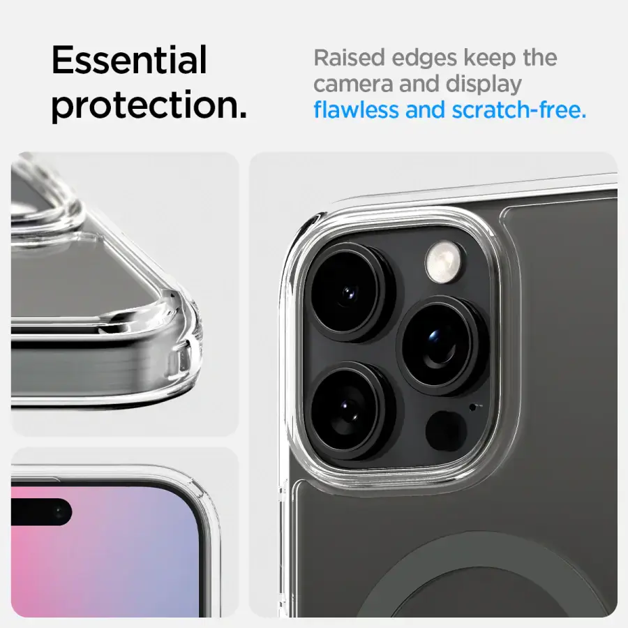 Чехол Spigen Ultra Hybrid T з MagSafe + Camera Control для iPhone 16 Pro Max - White (ACS08505)