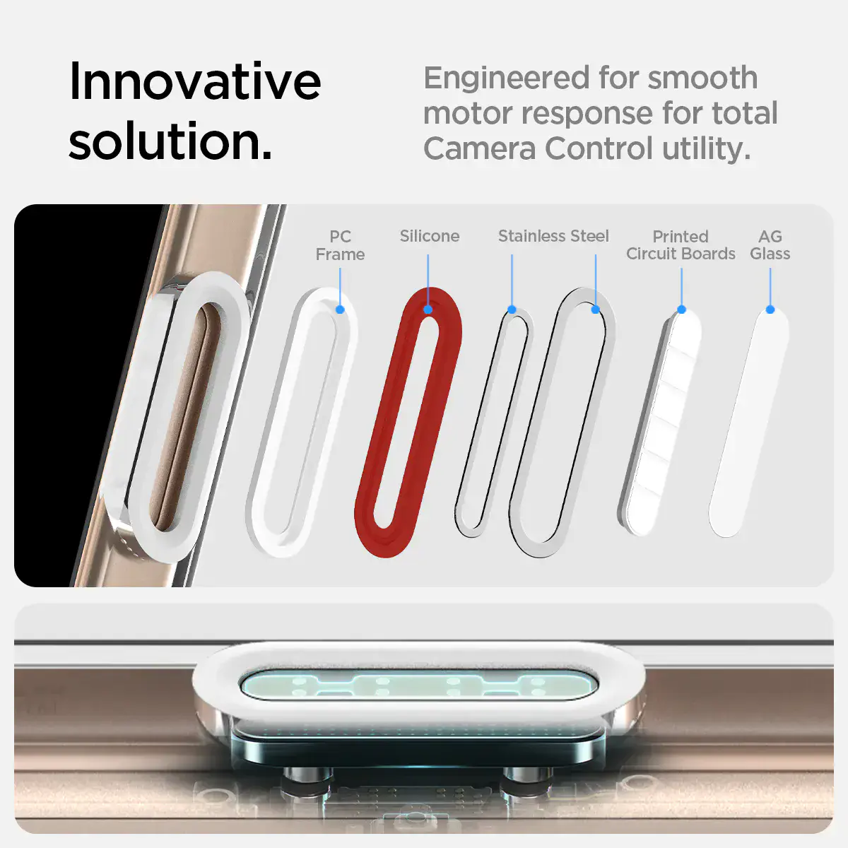Чохол Spigen Ultra Hybrid T з MagSafe + Camera Control для iPhone 16 Pro - White (ACS08512)