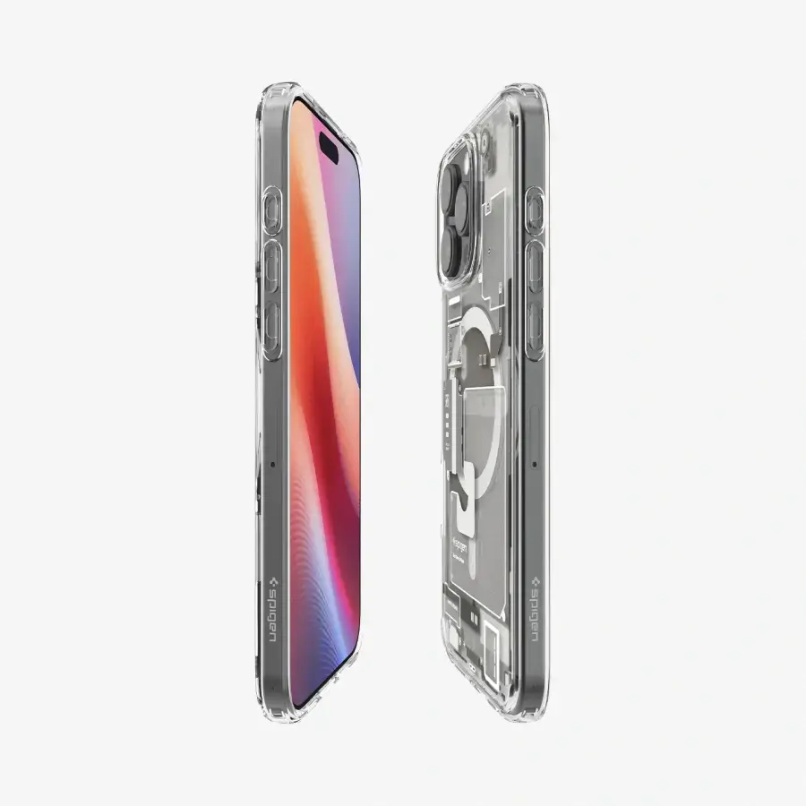 Чехол Spigen Ultra Hybrid Zero One з MagSafe для iPhone 16 Pro Max - Zero One Natural Titanium (ACS08381)
