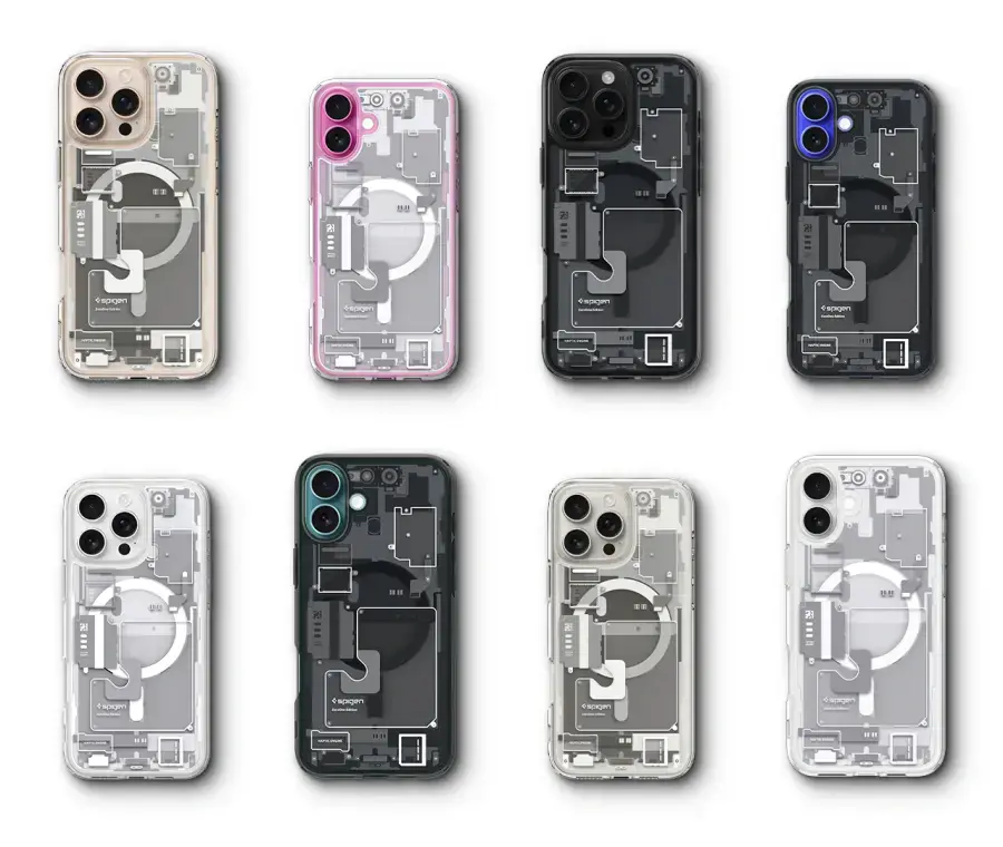 Чехол Spigen Ultra Hybrid Zero One з MagSafe для iPhone 16 Pro Max - Zero One Natural Titanium (ACS08381)