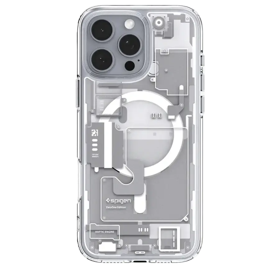 Чехол Spigen Ultra Hybrid Zero One з MagSafe для iPhone 16 Pro Max - Zero One White (ACS08005)