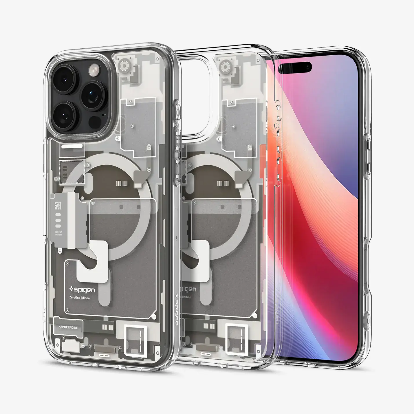 Чохол Spigen Ultra Hybrid Zero One з MagSafe для iPhone 16 Pro - Zero One Natural Titanium (ACS08137)