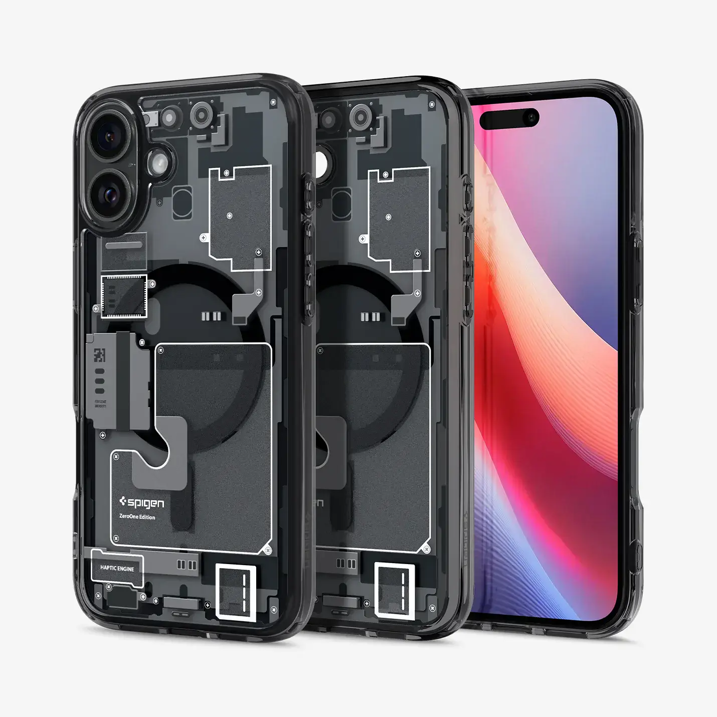 Чохол Spigen Ultra Hybrid Zero One з MagSafe для iPhone 16 - Zero One Black (ACS08208)