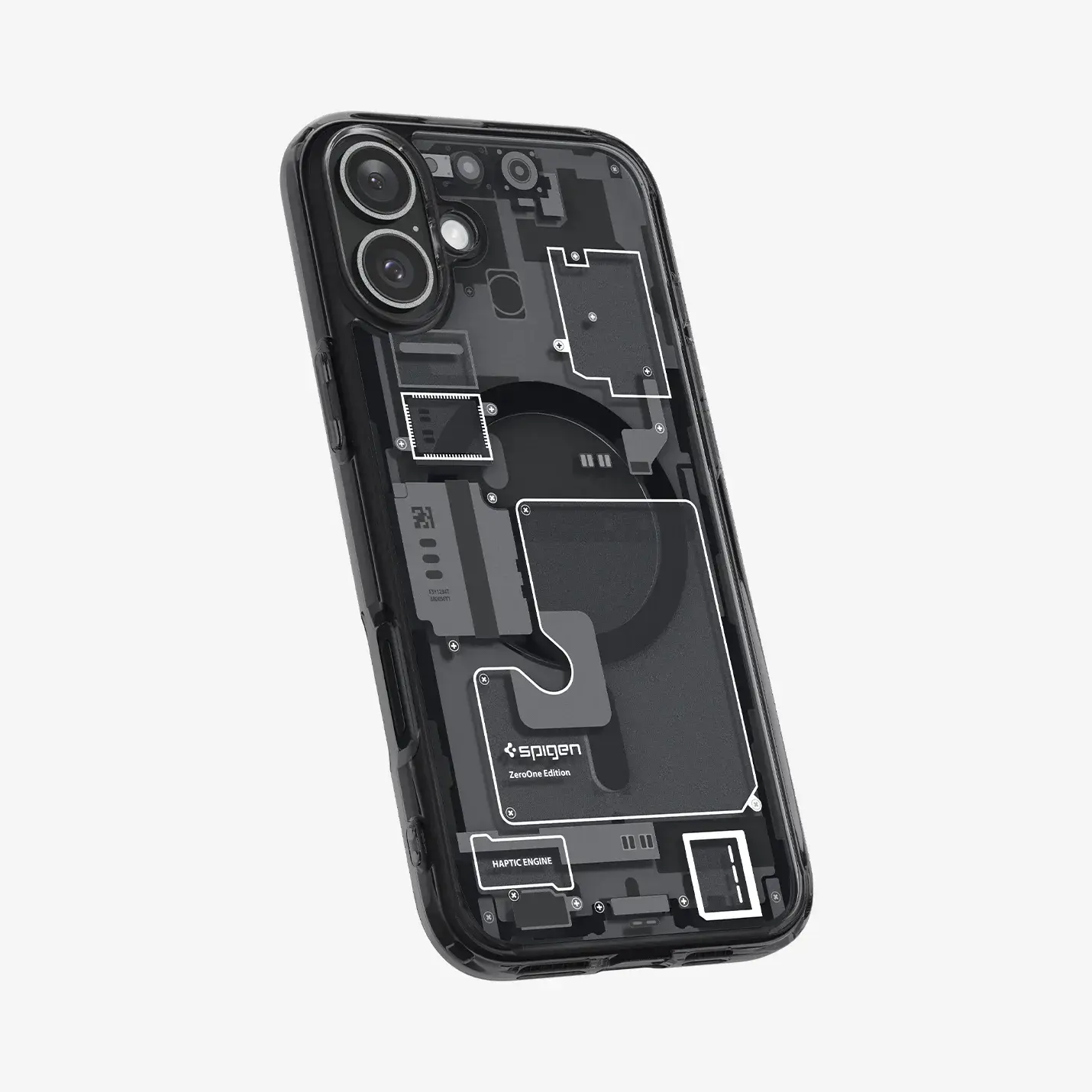 Чохол Spigen Ultra Hybrid Zero One з MagSafe для iPhone 16 - Zero One Black (ACS08208)