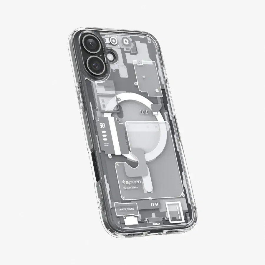 Чохол Spigen Ultra Hybrid Zero One з MagSafe для iPhone 16 - Zero One White (ACS08209)