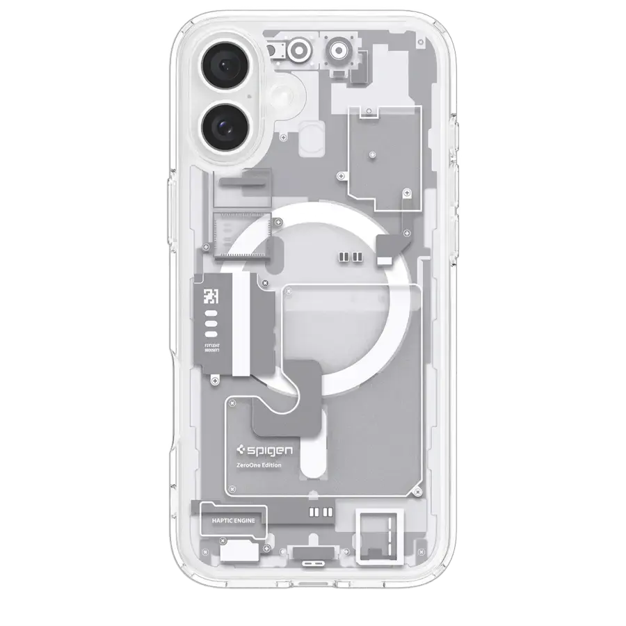 Чохол Spigen Ultra Hybrid Zero One з MagSafe для iPhone 16 - Zero One White (ACS08209)