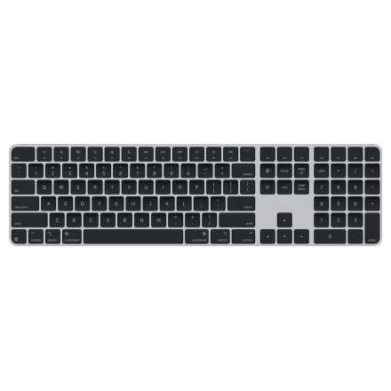 Клавіатура Apple Magic Keyboard with Touch ID and Numeric Keypad for Mac models with Apple silicon [USB–C] - US English - Black Keys (MXK83LL/A)