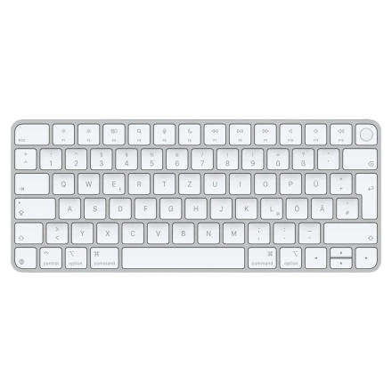 Клавіатура Apple Magic Keyboard with Touch ID for Mac models with Apple silicon [USB–C] - German (MXCK3D/A)