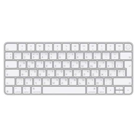 Клавіатура Apple Magic Keyboard with Touch ID for Mac models with Apple silicon [USB–C] - Ukrainian (MXCK3UA/A)