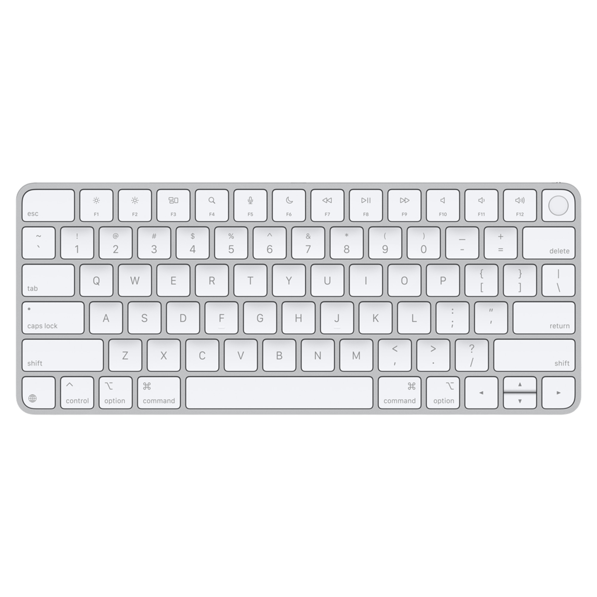 Клавіатура Apple Magic Keyboard with Touch ID for Mac models with Apple silicon [USB–C] - US English (MXCK3LL/A)