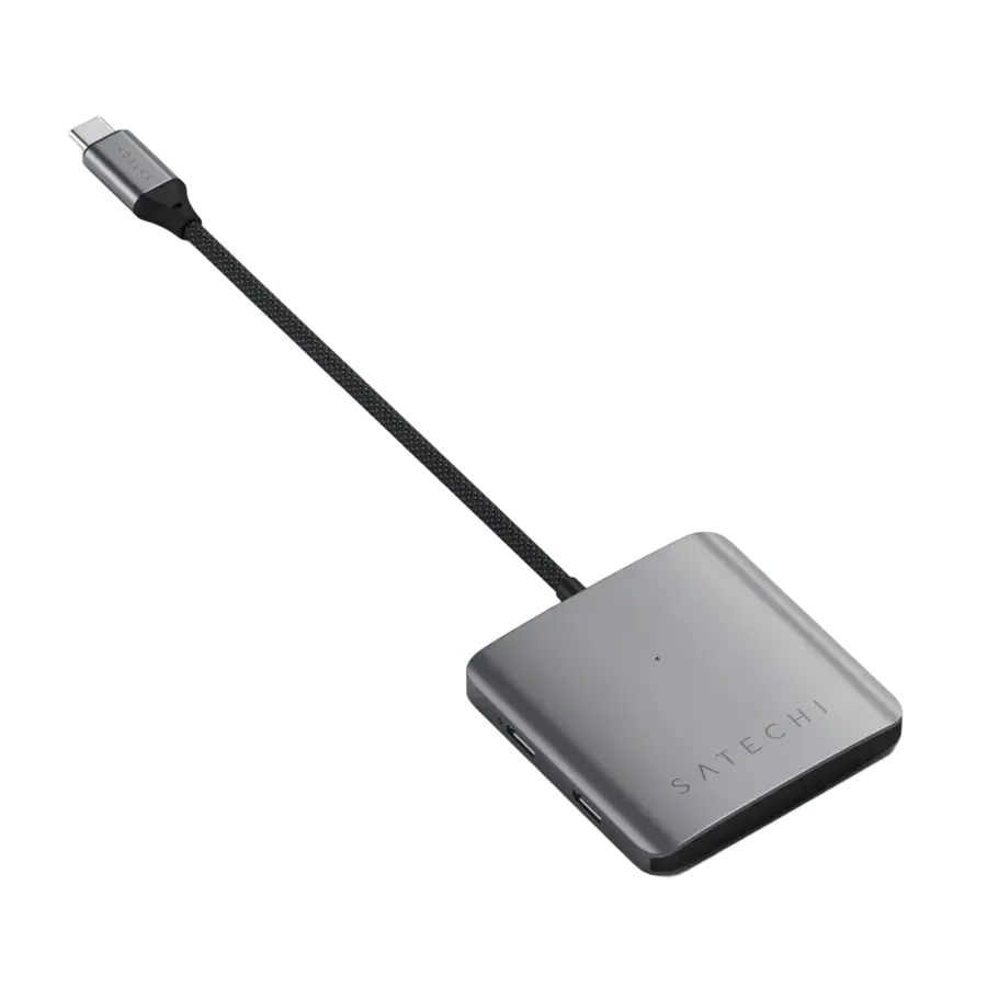 Мультипортовый адаптер Satechi 4-Port USB-C Hub with PD (ST-H4CPDM)