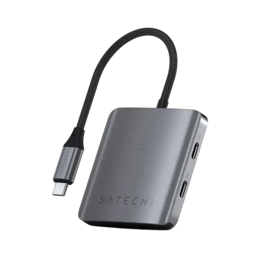 Мультипортовый адаптер Satechi 4-Port USB-C Hub with PD (ST-H4CPDM)