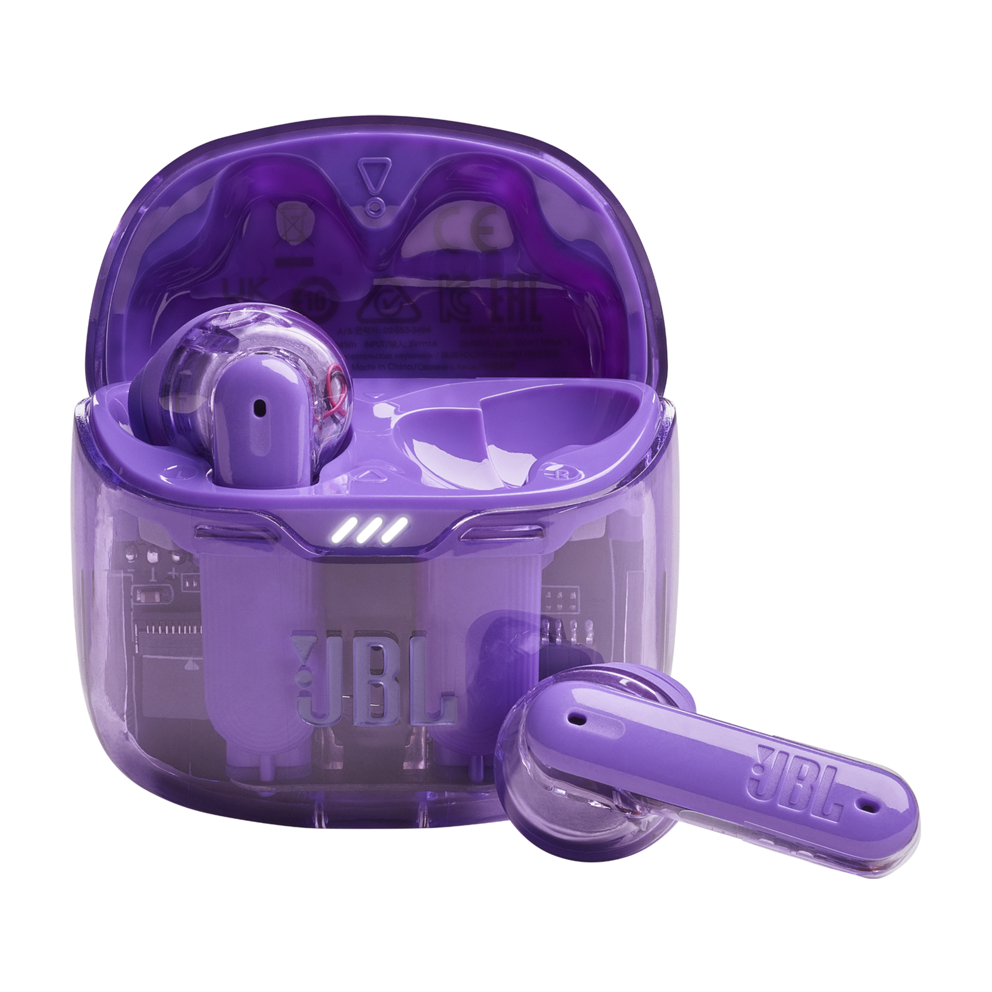 Наушники JBL Tune Flex Ghost Edition - Ghost Purple (JBLTFLEXGPUR)