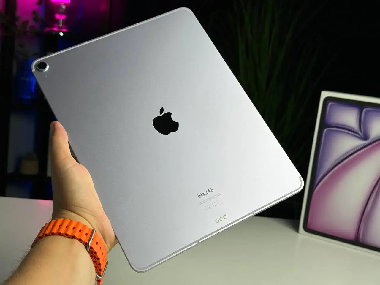OPEN BOX Планшет Apple iPad Air 13'' M2 2024 Wi-Fi + Cellular 256GB Purple (MV6Y3)