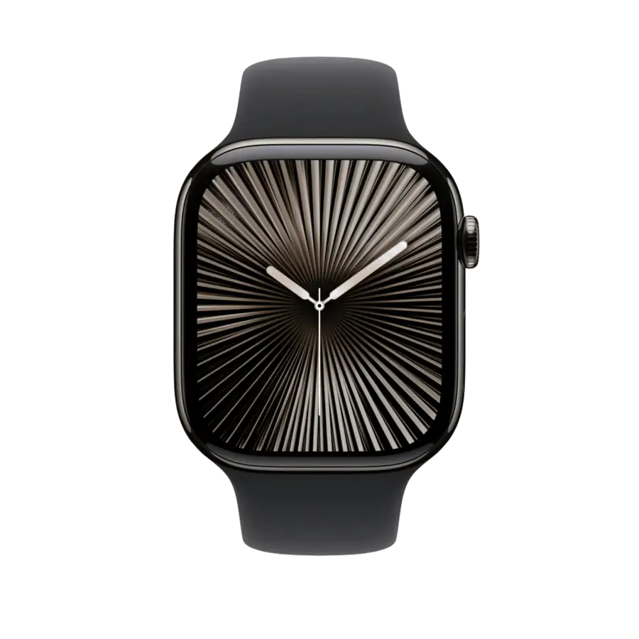 Ремінець Apple Sport Band S/M для Apple Watch 44/45/46/49mm - Black (MXM23)