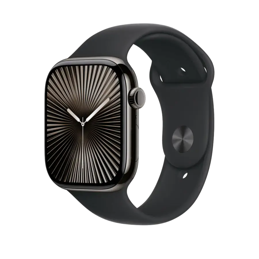 Ремінець Apple Sport Band S/M для Apple Watch 44/45/46/49mm - Black (MXM23)