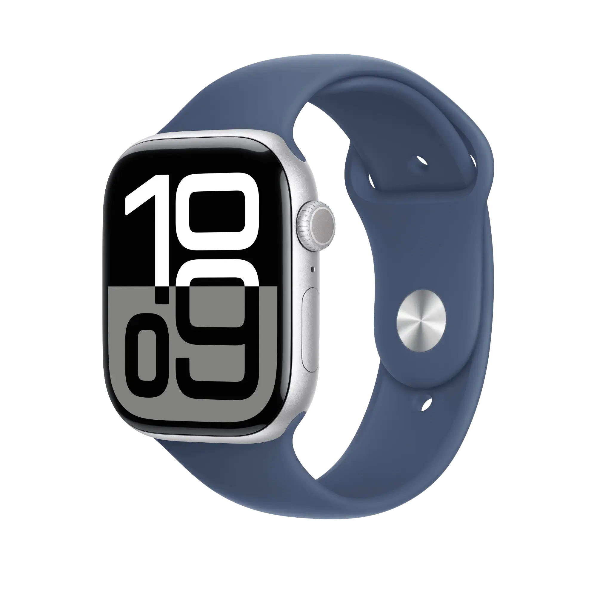 Ремешок Apple Sport Band S/M для Apple Watch 44/45/46/49mm - Denim (MXLV3)