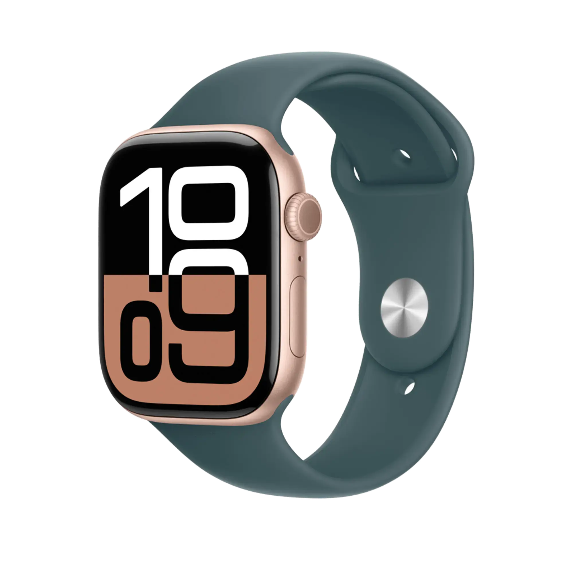 Ремінець Apple Sport Band S/M для Apple Watch 44/45/46/49mm - Lake Green (MXLQ3)