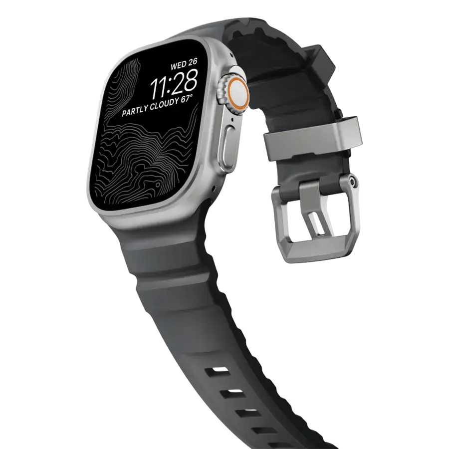 Ремінець Nomad Rocky Point Band Natural Titanium Hardware 46mm/49mm - Storm (NM013596858)