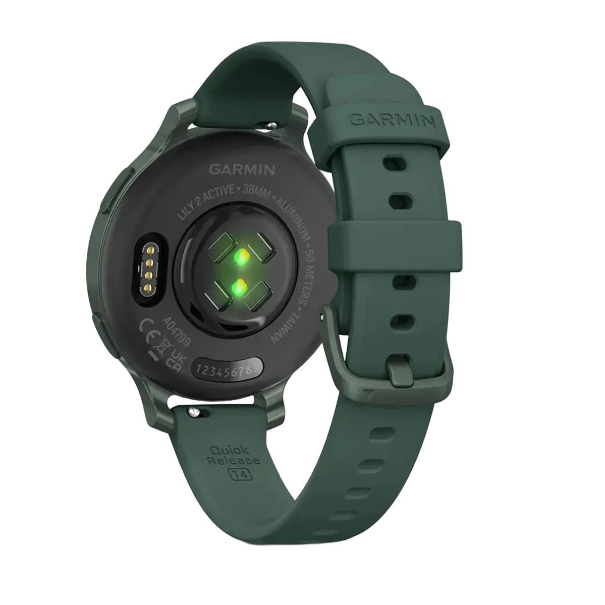 Смарт-годинник Garmin Lily 2 Active Jasper Green with Jasper Green Silicone Band (010-02891-02)