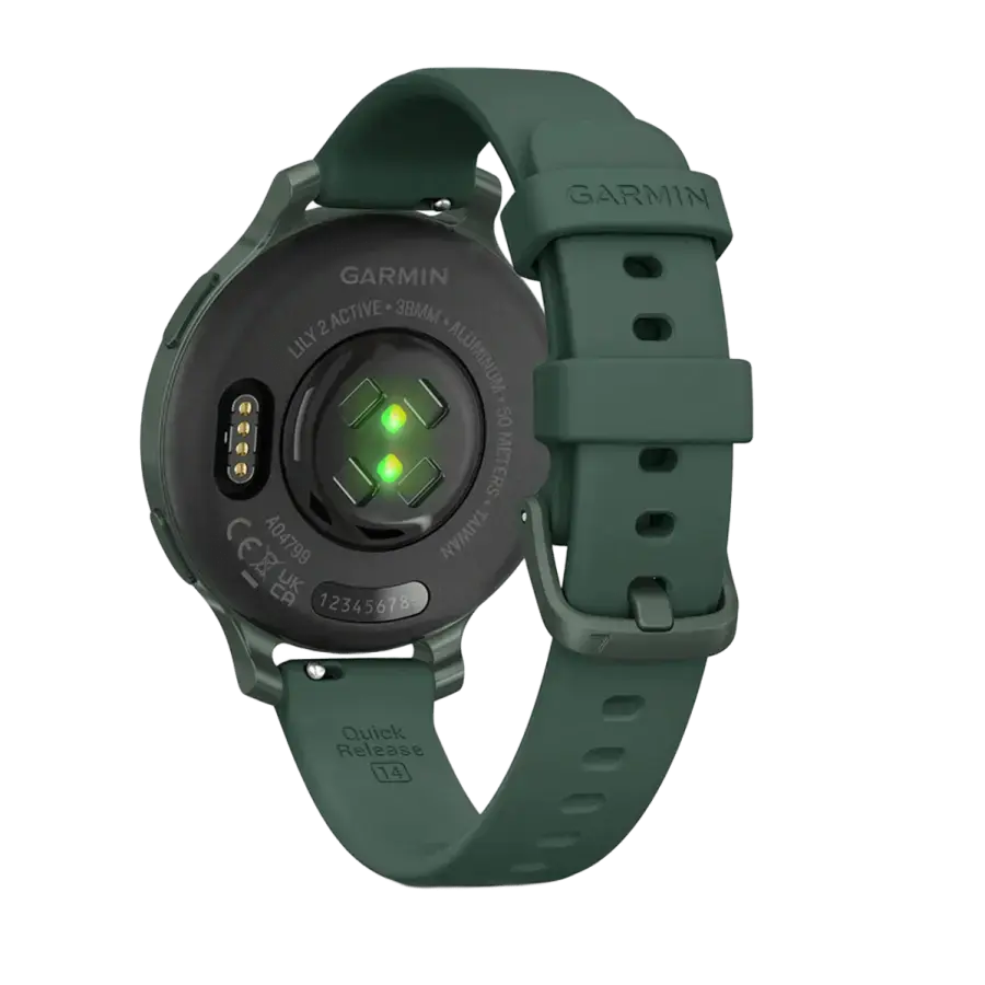 Смарт-годинник Garmin Lily 2 Active Jasper Green with Jasper Green Silicone Band (010-02891-02)
