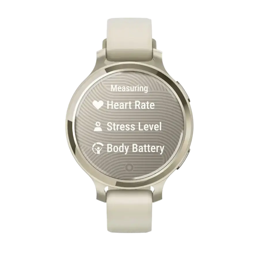 Смарт-годинник Garmin Lily 2 Active Lunar Gold with Bone Silicone Band (010-02891-00)