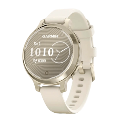 Смарт-часы Garmin Lily 2 Active Lunar Gold with Bone Silicone Band (010-02891-00)