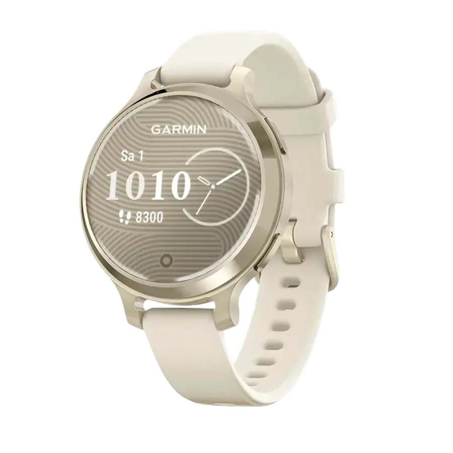 Смарт-годинник Garmin Lily 2 Active Lunar Gold with Bone Silicone Band (010-02891-00)