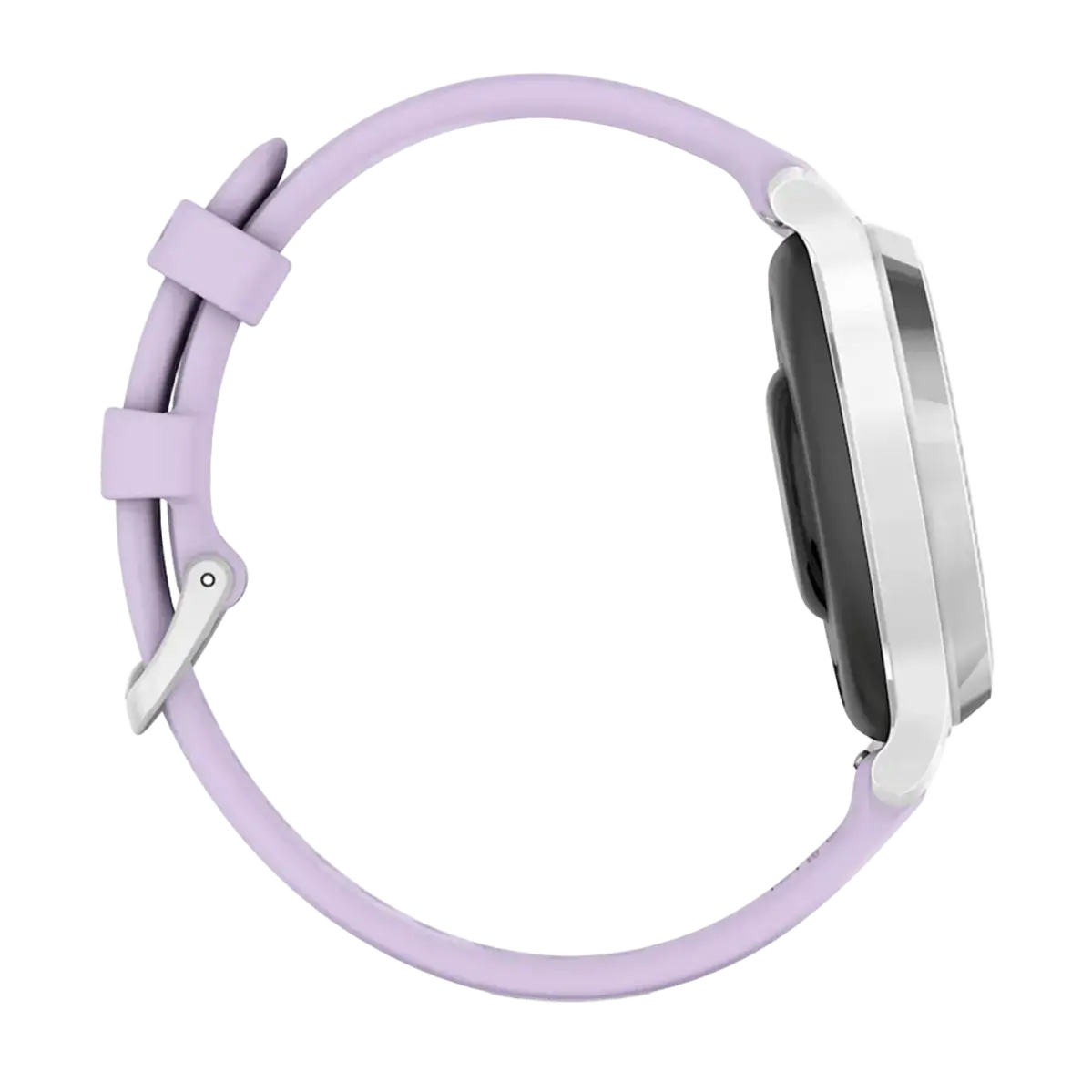 Смарт-годинник Garmin Lily 2 Active Silver with Purple Jasmine Silicone Band (010-02891-01)