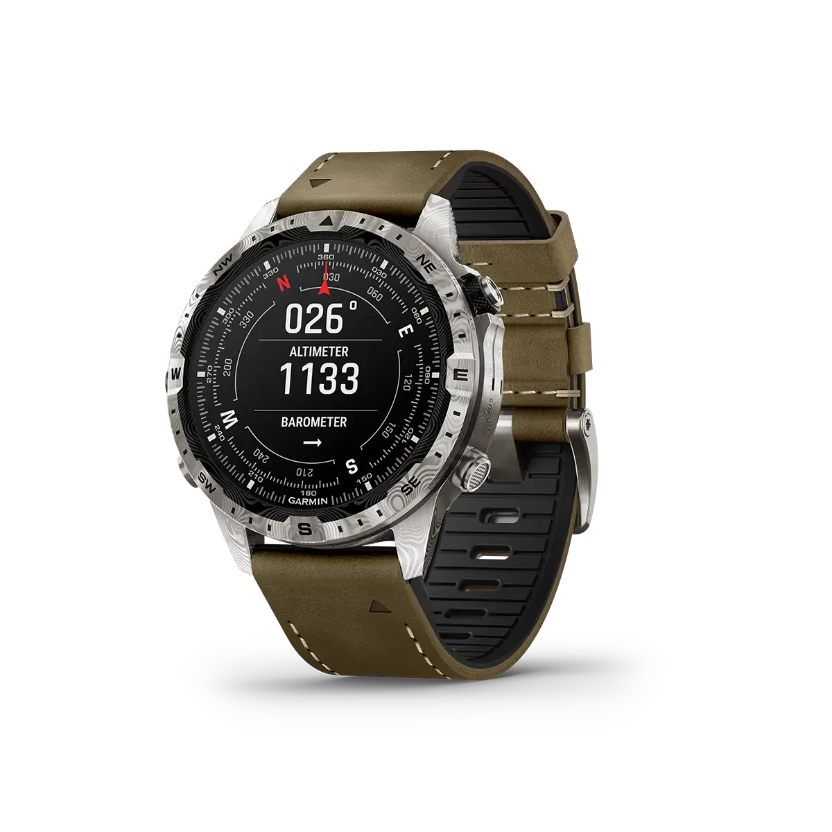Смарт-годинник Garmin MARQ (Gen 2) Adventurer - Damascus Steel Edition (010-03393-30/31)