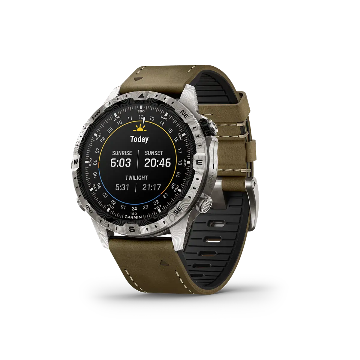 Смарт-годинник Garmin MARQ (Gen 2) Adventurer - Damascus Steel Edition (010-03393-30/31)