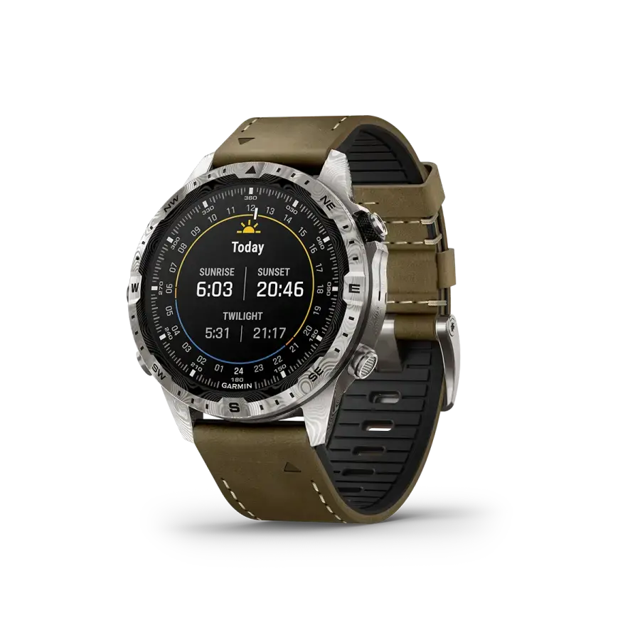 Смарт-годинник Garmin MARQ (Gen 2) Adventurer - Damascus Steel Edition (010-03393-30/31)