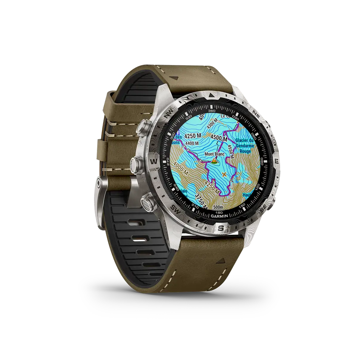 Смарт-годинник Garmin MARQ (Gen 2) Adventurer - Damascus Steel Edition (010-03393-30/31)