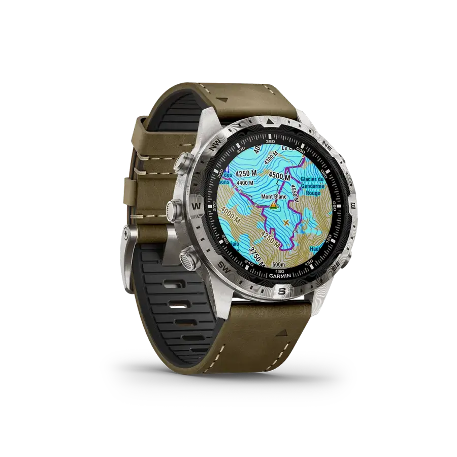 Смарт-годинник Garmin MARQ (Gen 2) Adventurer - Damascus Steel Edition (010-03393-30/31)