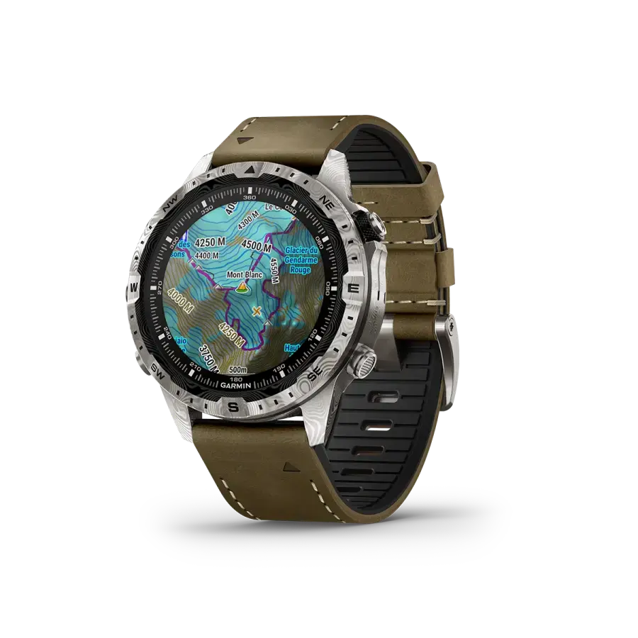 Смарт-годинник Garmin MARQ (Gen 2) Adventurer - Damascus Steel Edition (010-03393-30/31)