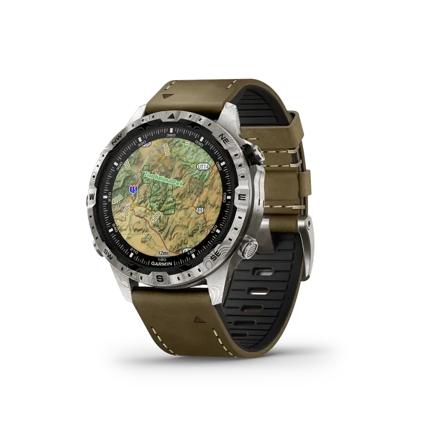 Смарт-годинник Garmin MARQ (Gen 2) Adventurer - Damascus Steel Edition (010-03393-30/31)