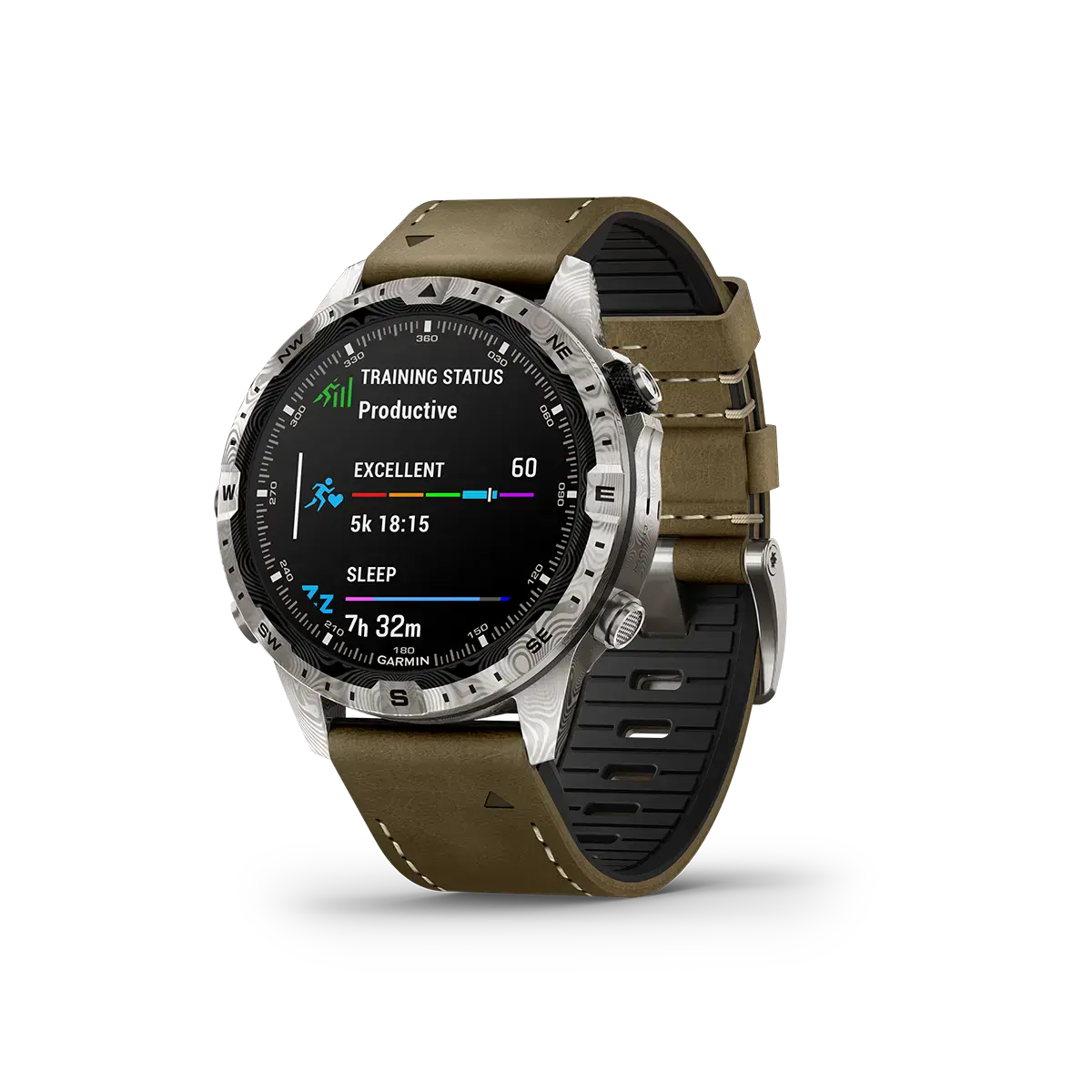 Смарт-годинник Garmin MARQ (Gen 2) Adventurer - Damascus Steel Edition (010-03393-30/31)
