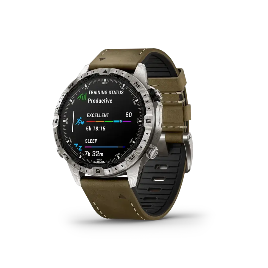 Смарт-годинник Garmin MARQ (Gen 2) Adventurer - Damascus Steel Edition (010-03393-30/31)