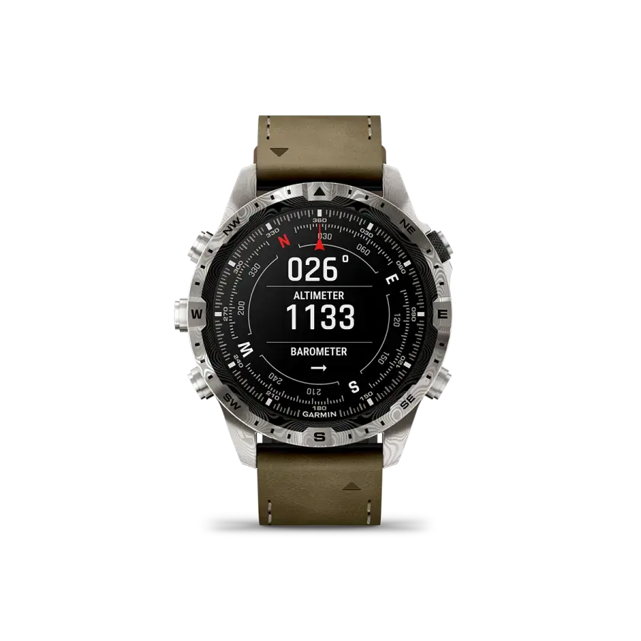 Смарт-годинник Garmin MARQ (Gen 2) Adventurer - Damascus Steel Edition (010-03393-30/31)