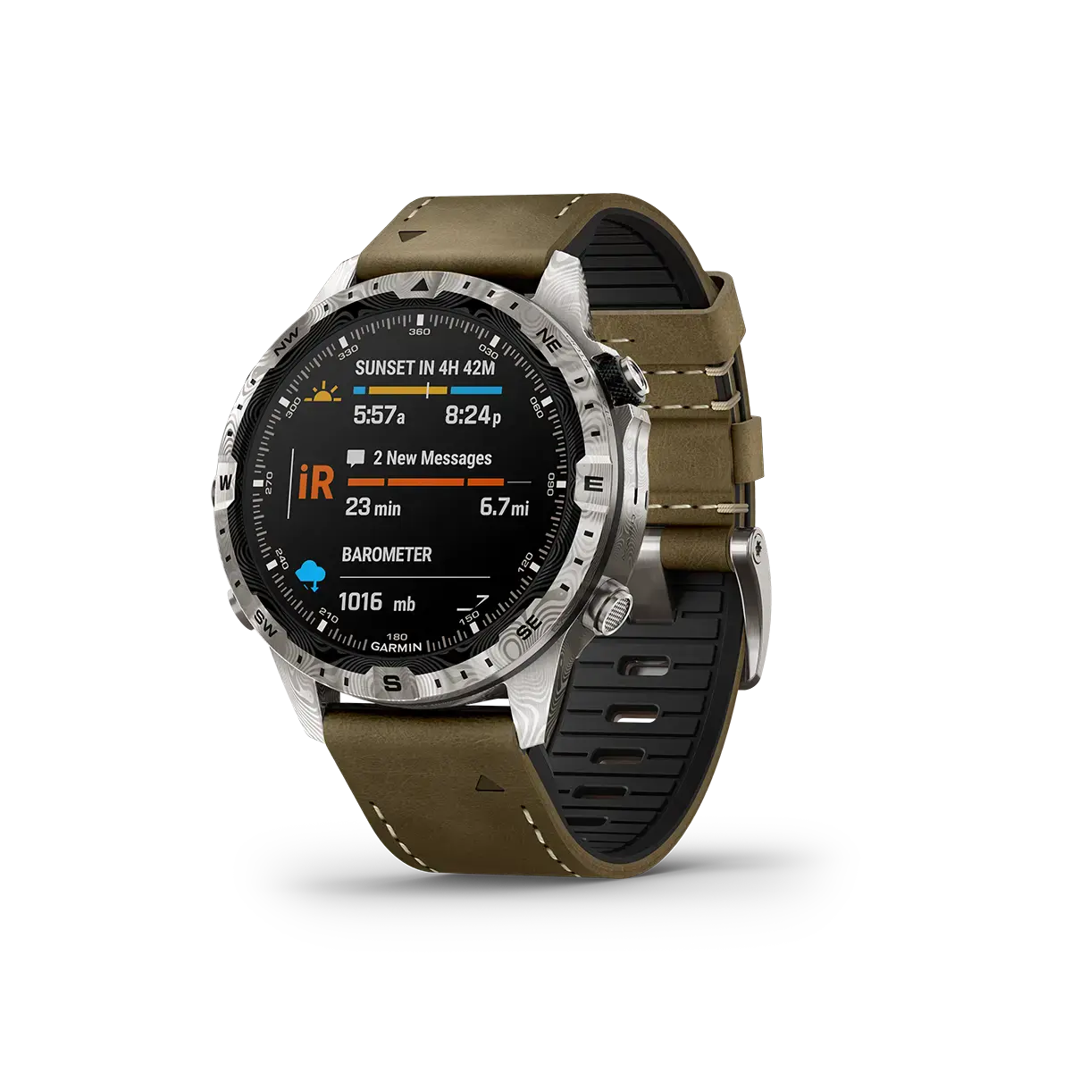 Смарт-годинник Garmin MARQ (Gen 2) Adventurer - Damascus Steel Edition (010-03393-30/31)