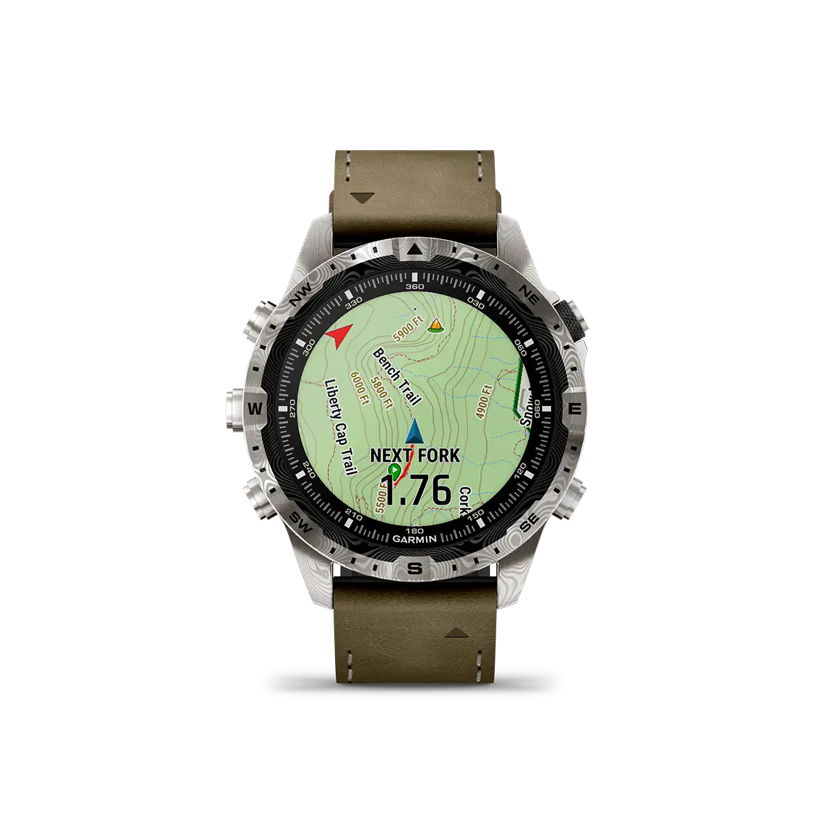 Смарт-годинник Garmin MARQ (Gen 2) Adventurer - Damascus Steel Edition (010-03393-30/31)