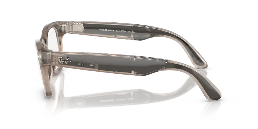 Смарт-окуляри Ray-Ban | Meta Wayfarer Standard - Clear / Watermelon Red Transitions (RW4006 6705P5 50-22)