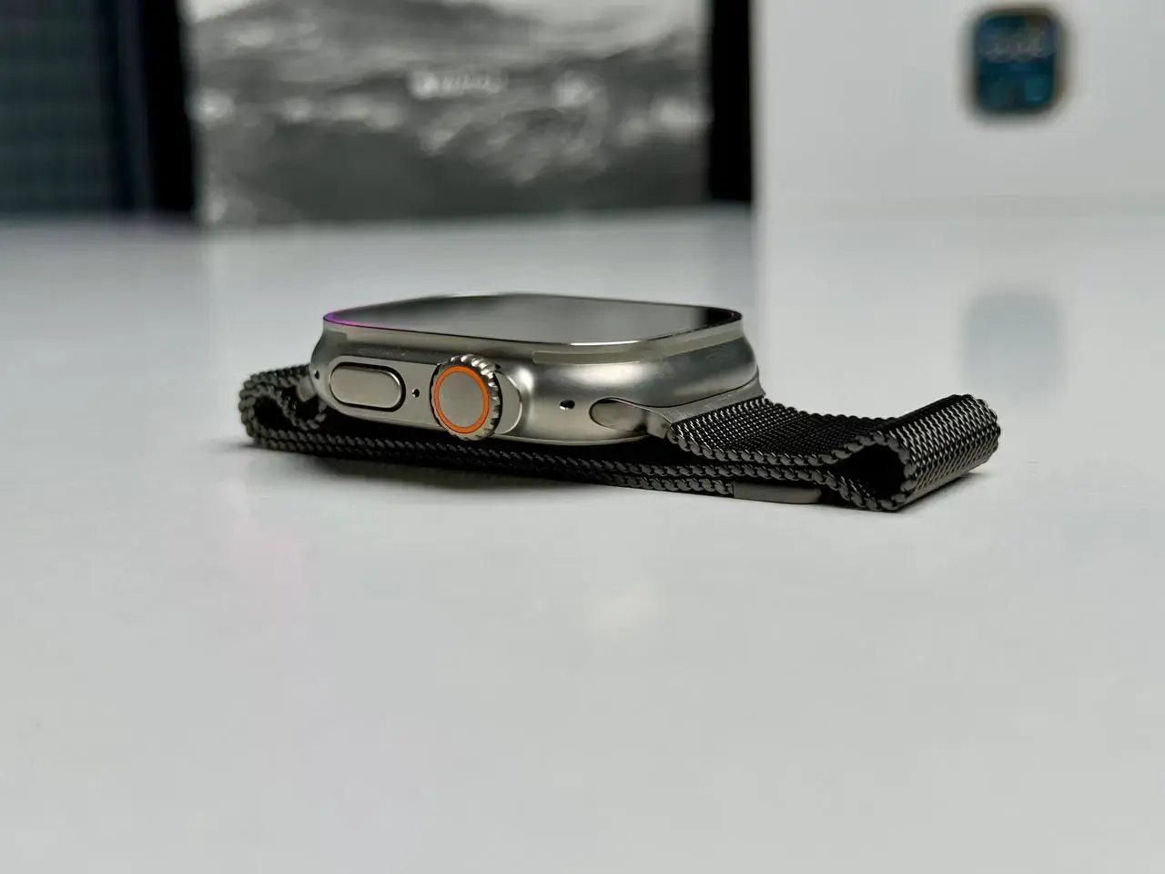 УЦІНКА Apple Watch Ultra 2 GPS + Cellular 49mm Titanium Case with Blue/Black Trail Loop - S/M (MRF53) - Стан: ідеальний | Акумулятор: 100% | Комплект: кабель | Гарантія: 1 міс.